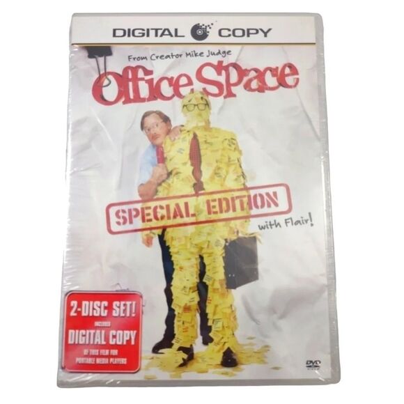 Office Space Two Disc DVD Special Edition Digital Copy and DVD Set New Sealed - Picture 1 of 11